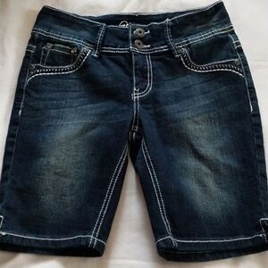 REVOLUTION BY Revolt girls denim stretch shorts size 14